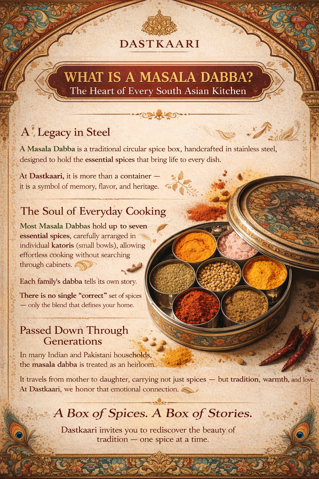masala dabba, masala dani, 7 containers