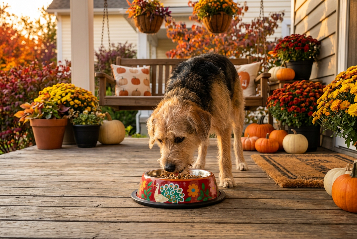 Stainless Steel Pet Bowl with Non-Slip Ring | White Peacock series